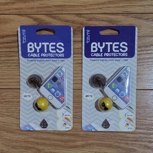Bytes Cable Protectors - With Emoji Characters